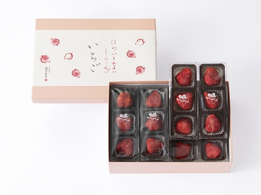 いちごチョコレート | ホワイトチョコが しみこんだいちご 24個 いちごチョコレート | ホワイトチョコが しみこんだいちご 24個
